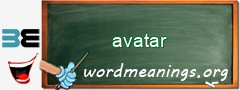 WordMeaning blackboard for avatar